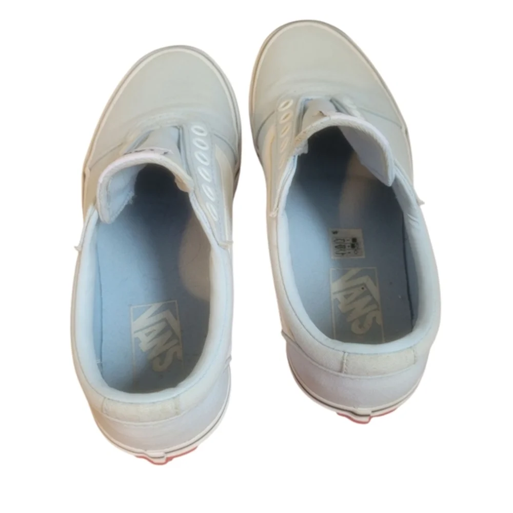 Vans Sneakers Low Top Light Baby Blue Womens Size 6.5‎ (No Laces)